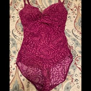 LL bean one piece bathing suit